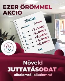Júniusban visszatér a népszerű “1000 örömmel” akciónk!